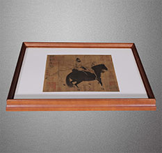 略阳书画装裱配框服务案例